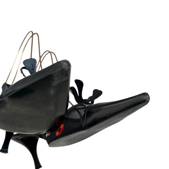 Pointed toe slingback heels - Picture 9 of 13